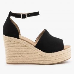 Soda Shoes Newest Arrivals Sassy Espadrille Platform Fashion Wedges