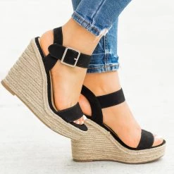 Delicious Shoes Sassy Espadrille Sandal Wedges