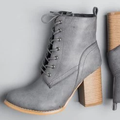 Glaze Sassy Lace-Up Booties