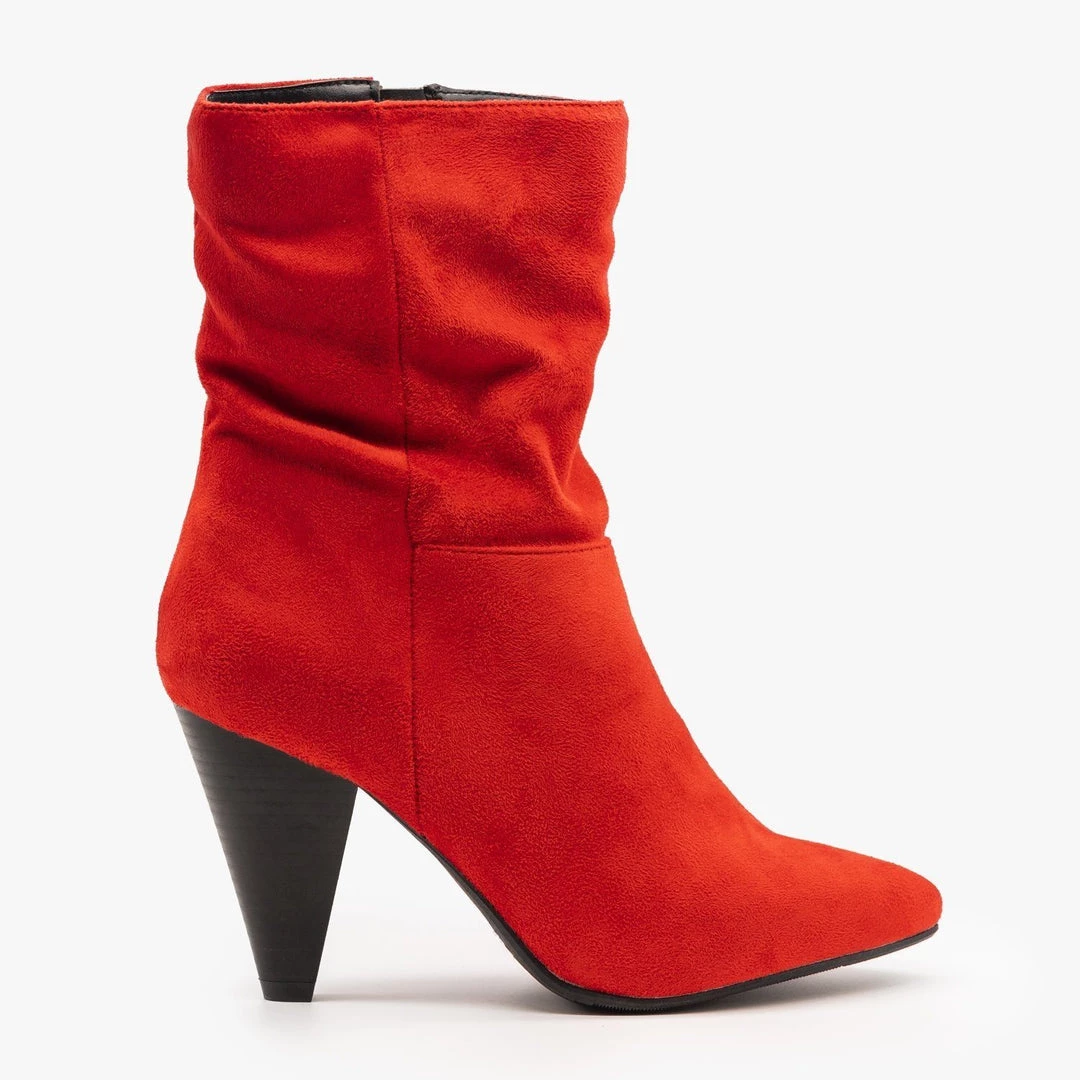 Qupid Shoes Newest Arrivals Sassy Mid-Calf Heeled Boots FINAL SALE 1 Qupid Shoes Newest Arrivals Sassy Mid-Calf Heeled Boots FINAL SALE