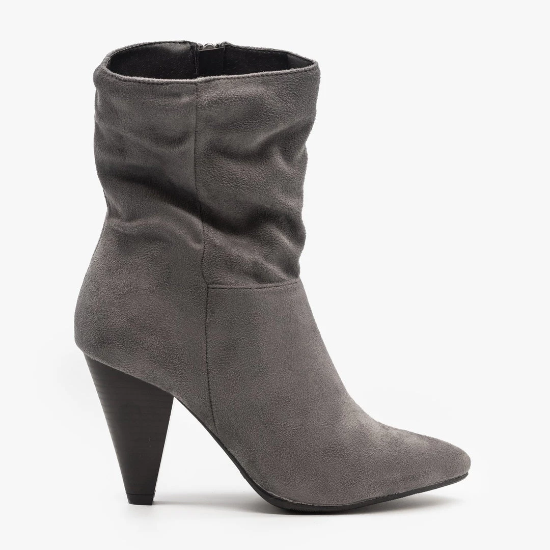 Qupid Shoes Newest Arrivals Sassy Mid-Calf Heeled Boots FINAL SALE 3 Qupid Shoes Newest Arrivals Sassy Mid-Calf Heeled Boots FINAL SALE