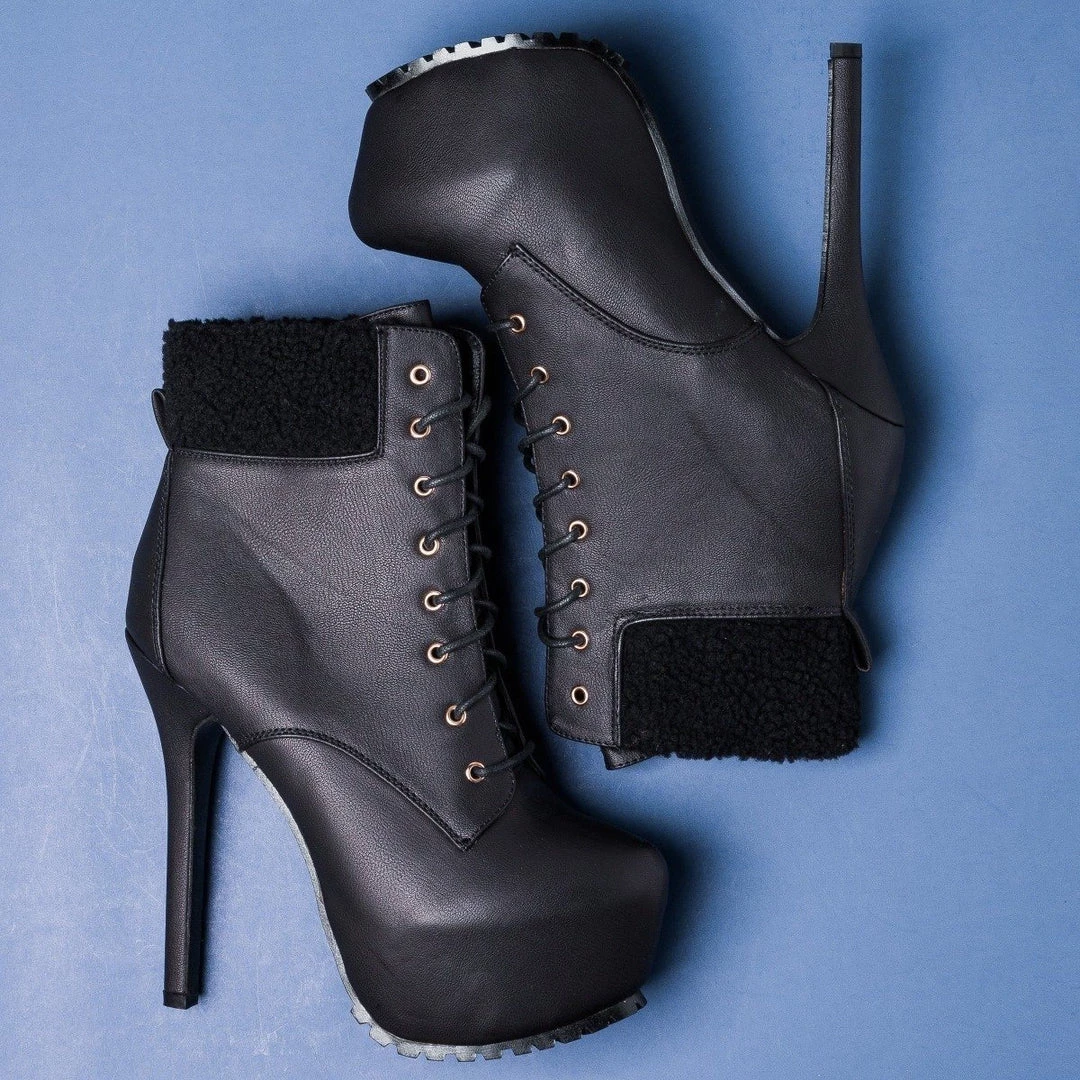 Bella Marie Newest Arrivals Sassy Platform Ankle Boots 3 Bella Marie Newest Arrivals Sassy Platform Ankle Boots