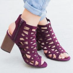 Shoelala Newest Arrivals Sassy Strappy Peep Toe Heel
