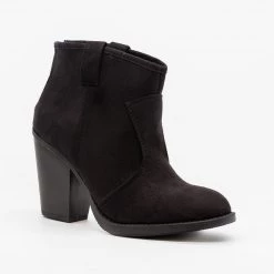 Soda Shoes Sassy Western-Inspired Ankle Booties