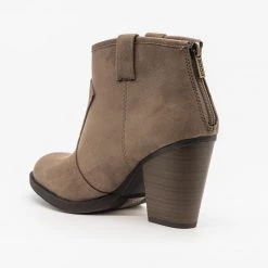 Soda Shoes Sassy Western-Inspired Ankle Booties