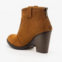 Soda Shoes Sassy Western-Inspired Ankle Booties