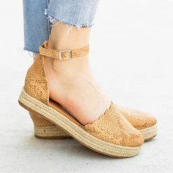 AMS Shoes Newest Arrivals Scalloped Animal Print Espadrille Flats