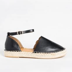 Qupid Shoes Scalloped Edge Espadrille Flats 5 Qupid Shoes Scalloped Edge Espadrille Flats