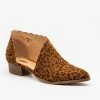 AMS Shoes Scalloped Edge Side Cut Out Flats Newest Arrivals