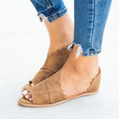 Qupid Shoes Scalloped Side Cut Flats Newest Arrivals