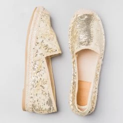 Bella Marie Newest Arrivals Sequin Espadrille Flats
