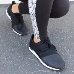 Qupid Shoes Sequin Laced Athleisure Sneakers Newest Arrivals