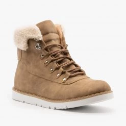 Chase & Chloe Newest Arrivals Sherpa Cuff Winter Boots
