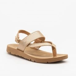 Forever Shimmery Thong-Toe Slingback Sandals Newest Arrivals
