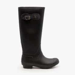 Forever Newest Arrivals Side Buckle Rain Boots