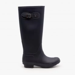 Forever Newest Arrivals Side Buckle Rain Boots