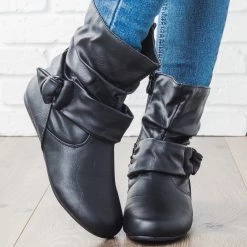 Forever Side Buckle Slouchy Boots 14 Forever Side Buckle Slouchy Boots