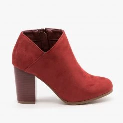 Refresh Side Cut Ankle Booties 12 Refresh Side Cut Ankle Booties