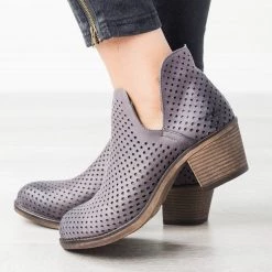 Mata Side Cut-Out Pinhole Booties