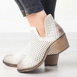 Mata Side Cut-Out Pinhole Booties