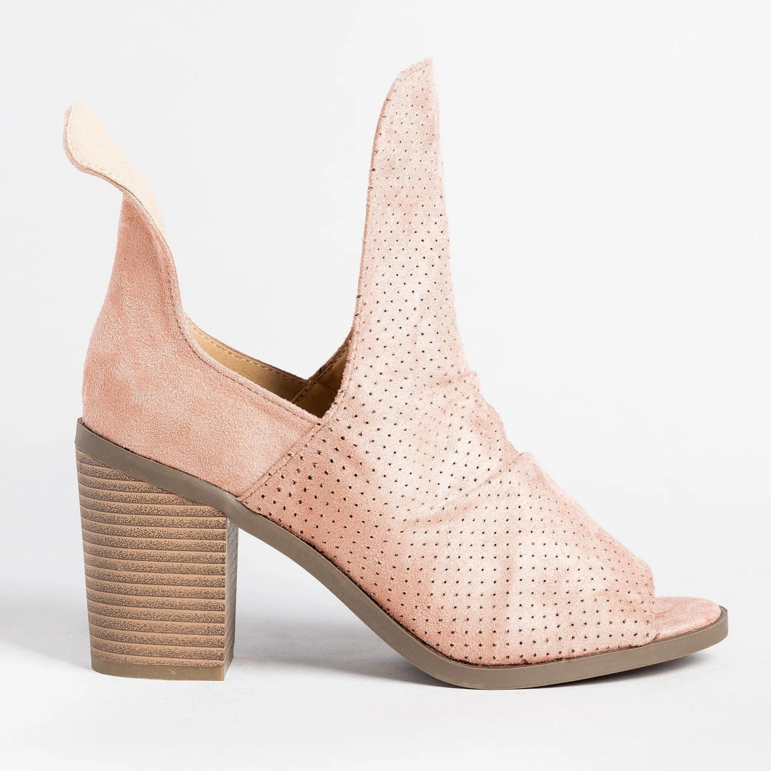 Nature Breeze Side Cut-Out Pinhole Booties FINAL SALE Newest Arrivals 1 Nature Breeze Side Cut-Out Pinhole Booties FINAL SALE Newest Arrivals