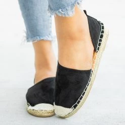 Qupid Shoes Side Cutout Espadrille Flats Newest Arrivals