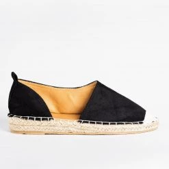 Qupid Shoes Side Cutout Espadrille Flats Newest Arrivals