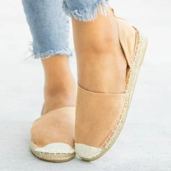 Qupid Shoes Side Cutout Espadrille Flats Newest Arrivals