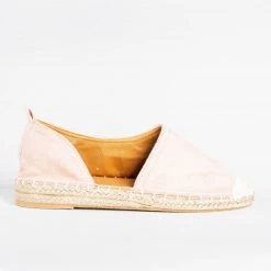 Qupid Shoes Side Cutout Espadrille Flats Newest Arrivals