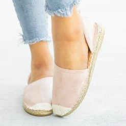 Qupid Shoes Side Cutout Espadrille Flats Newest Arrivals