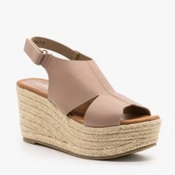 Refresh Newest Arrivals Side Cutout Espadrille Wedges 14 Refresh Newest Arrivals Side Cutout Espadrille Wedges