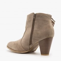 Bamboo Shoes Newest Arrivals Side Fringe Western Booties