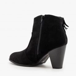 Bamboo Shoes Newest Arrivals Side Fringe Western Booties