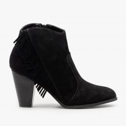 Bamboo Shoes Newest Arrivals Side Fringe Western Booties