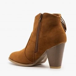 Bamboo Shoes Newest Arrivals Side Fringe Western Booties