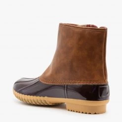 Nature Breeze Newest Arrivals Side Laced Duck Boots