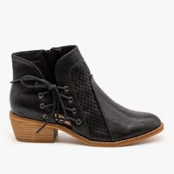Beast Shoes Side Laced Mesh Booties