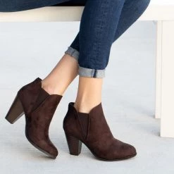 Forever Side Stretch Ankle Booties