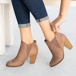 Forever Side Stretch Ankle Booties