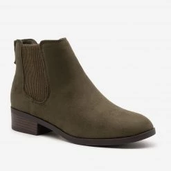 City Classified Shoes Side Stretch Ribbed Boot 14 City Classified Shoes Side Stretch Ribbed Boot