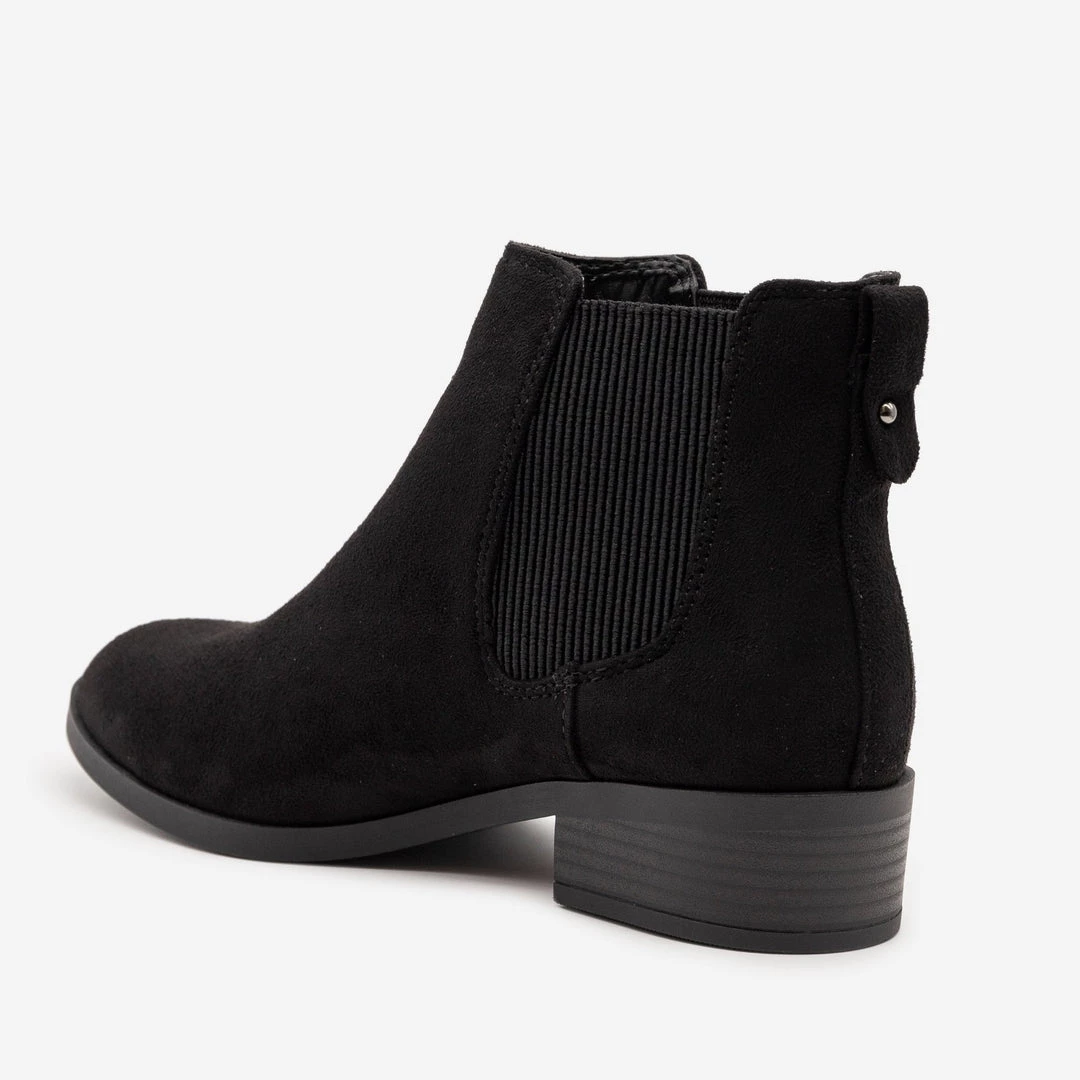 City Classified Shoes Side Stretch Ribbed Boot 3 City Classified Shoes Side Stretch Ribbed Boot