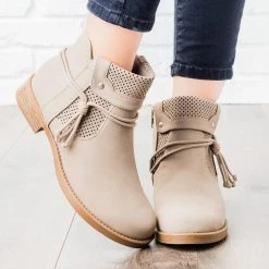 Soda Shoes Side Tie Fall Boot Newest Arrivals