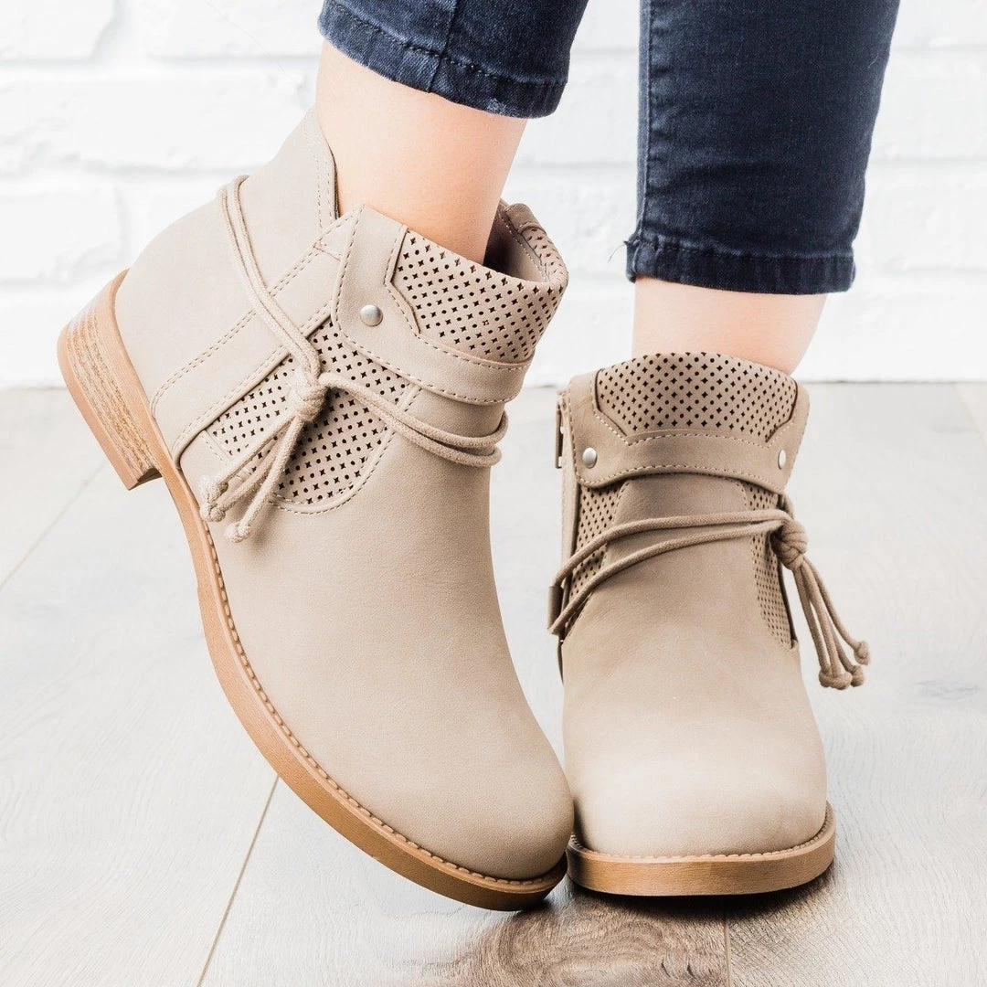 Soda Shoes Side Tie Fall Boot Newest Arrivals 2 Soda Shoes Side Tie Fall Boot Newest Arrivals