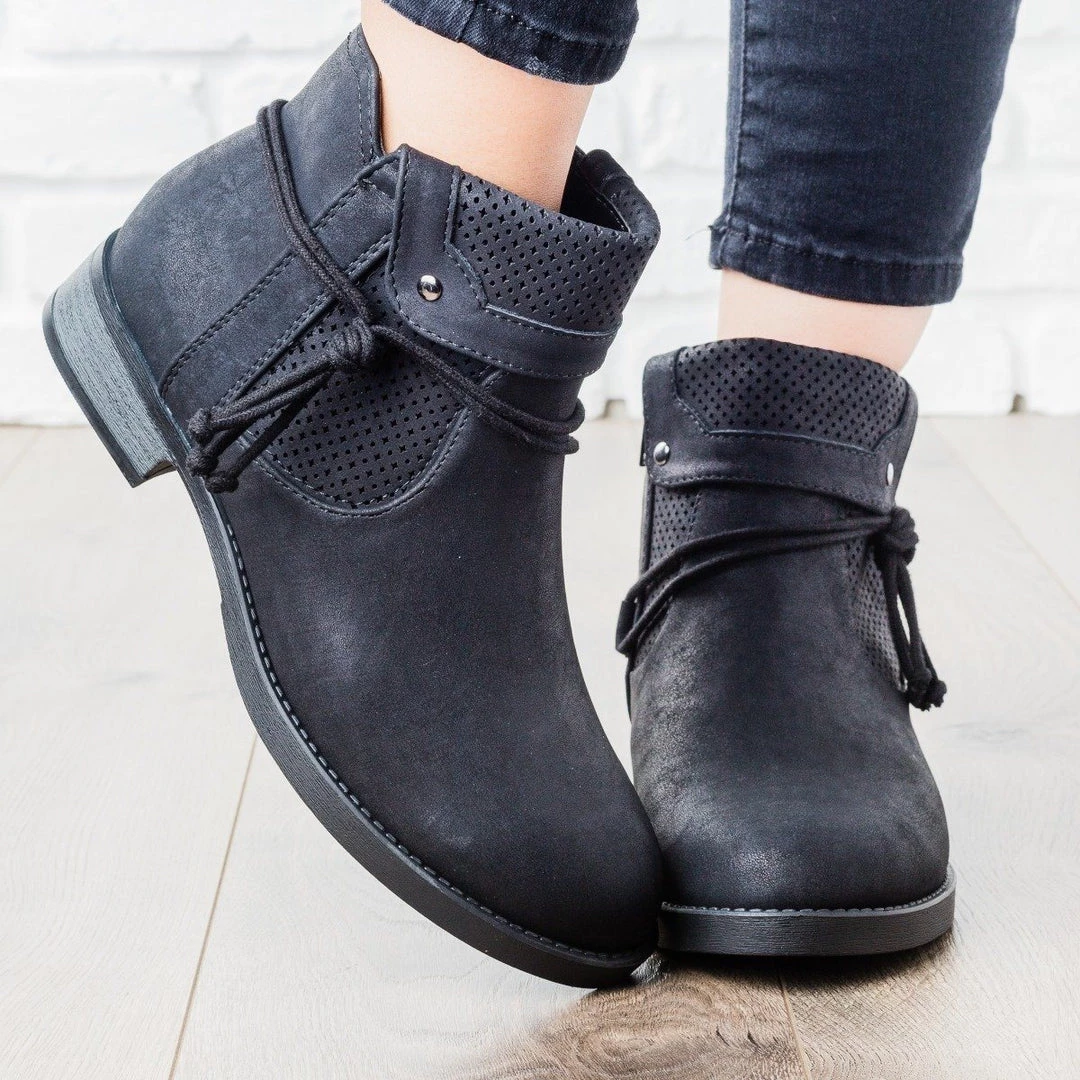 Soda Shoes Side Tie Fall Boot Newest Arrivals 4 Soda Shoes Side Tie Fall Boot Newest Arrivals