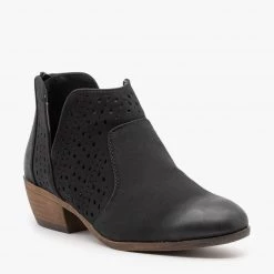 Mata Side V Cut Booties Newest Arrivals 23 Mata Side V Cut Booties Newest Arrivals