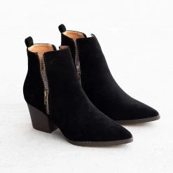 Mata Side Zippered Booties Newest Arrivals