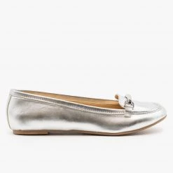 Paprika Shoes Newest Arrivals Silver Loafers 5 Paprika Shoes Newest Arrivals Silver Loafers