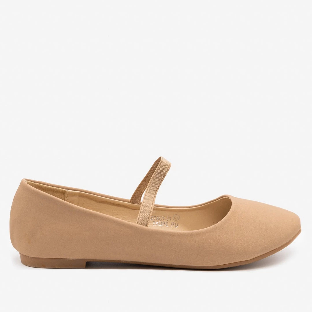 Bella Marie Newest Arrivals Simple Elastic Strap Ballet Flats 1 Bella Marie Newest Arrivals Simple Elastic Strap Ballet Flats