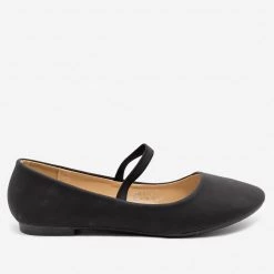 Bella Marie Newest Arrivals Simple Elastic Strap Ballet Flats