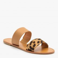 Mixx Shoes Simple Leopard Print Sandals Newest Arrivals